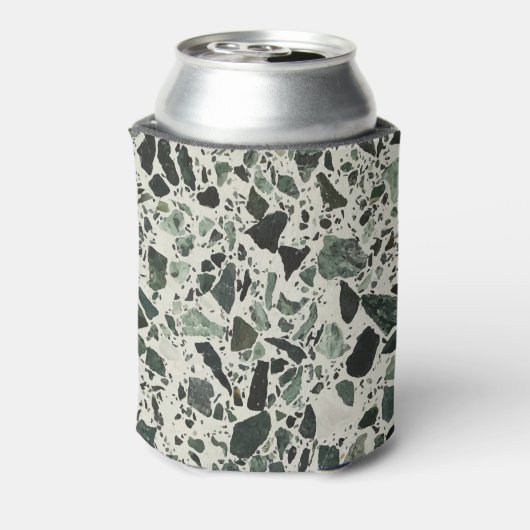 Modern Green Terrazzo Blikjeskoeler (Blikje Achterkant)