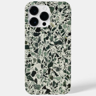 Modern Green Terrazzo Case-Mate iPhone 14 Pro Max Hoesje