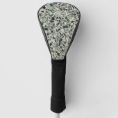 Modern Green Terrazzo Golfheadcover (Voorkant)