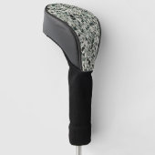 Modern Green Terrazzo Golfheadcover (Schuin)