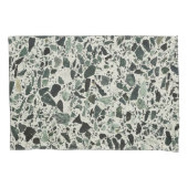 Modern Green Terrazzo Kussensloop (Voorkant)