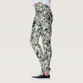 Modern Green Terrazzo Leggings (Links)