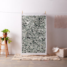Modern Green Terrazzo Stof