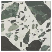 Modern Green Terrazzo Stof (Close Up)