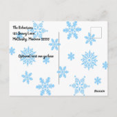  Modern Green Tractor in Barnyard kerst  Briefkaart (Achterkant)