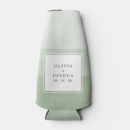 Modern Green Wedding Flesjeskoeler