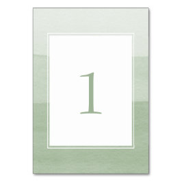 Modern Green Wedding Kaart