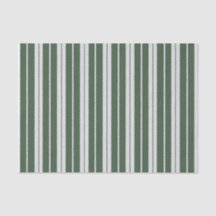 Modern Green White Striped