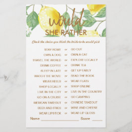 Modern Green Yellow Vrijgezellenfeest Game