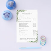 Modern, Greenery Flyer (Enkel)