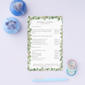 Modern, Greenery Flyer (Enkel)