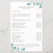 Modern, Greenery Flyer (Achterkant)