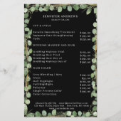 Modern, Greenery Flyer (Achterkant)