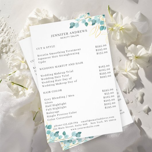 Modern, Greenery Flyer