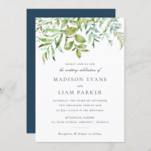 Modern Greenery Foliage laat marineverbod