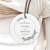 Modern Greenery Geometric Rustic Wedding Bedankjes Labels