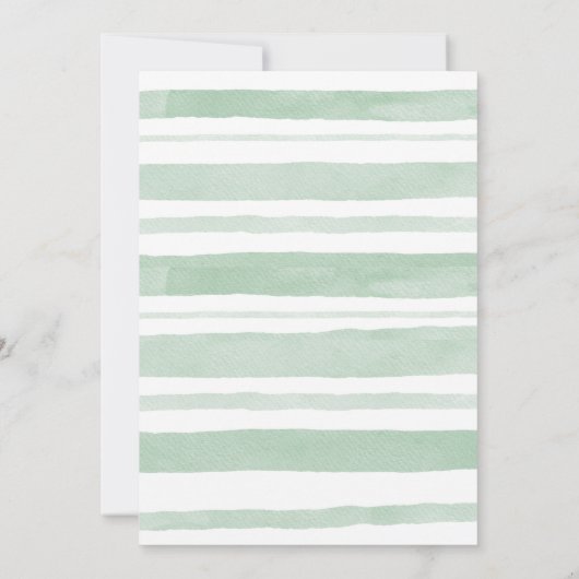 Modern Greenery Housewarming Party Invite Kaart (Achterkant)