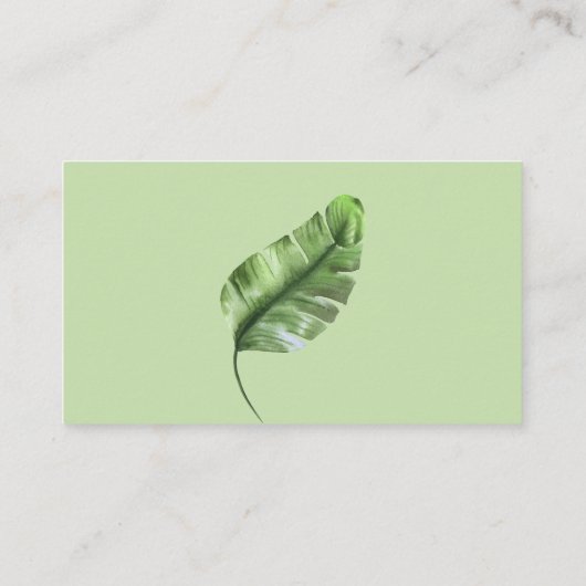 Modern Greenery Leaf Baby shower Book for Baby Informatiekaartje (Achterkant)