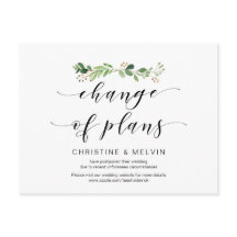 Modern Greenery, verandering plannen uitgesteld