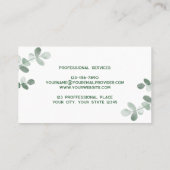 Modern Greenery Visitekaartje (Achterkant)