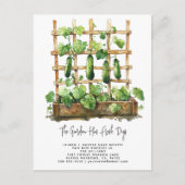 Modern Greenery Waterverf Fresh New Digs Verhuizen Aankondigingskaart (Voorkant)