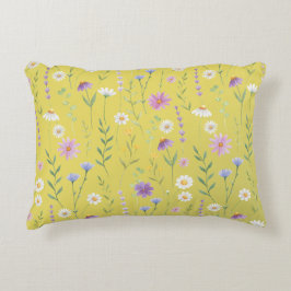 Modern Greenery Waterverf Rustiek Botanische Bloem Accent Kussen