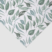 Modern Greenery Waterverf verlaat patroonpatroon Tissuepapier (Detail)