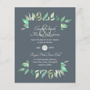 Modern Greenery Wedding-budget