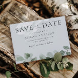 Modern Greenery Wedding Save The Date<br><div class="desc">Modern Greenery Wedding Save the Date Bekijk bijpassend collectie in Niche en Nest Store</div>