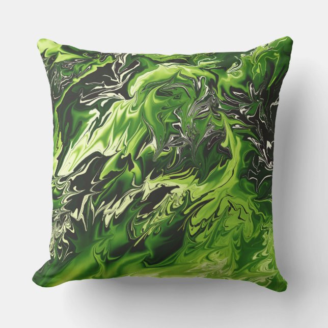 Modern Greens Decor Pillow Kussen (Voorkant)