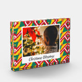 Modern GRENADA CARRIACOU FLAG Kerstmis Fotoblokken (Links)