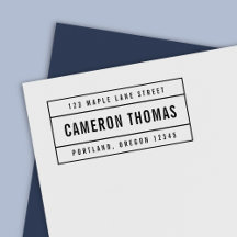 Modern grensverleggend adres voor terugzending van