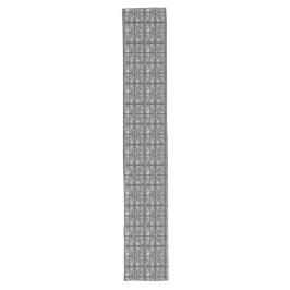 Modern Grey Abstract Table Runner Lange Tafelloper