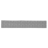 Modern Grey Abstract Table Runner Lange Tafelloper (Horizontaal)