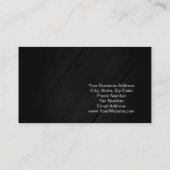 Modern Grey Abstract Visitekaartje (Achterkant)