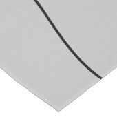 Modern Grey Black Thankful script Thanksgiving Korte Tafelloper (Hoek)