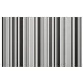 Modern Grey, Black, White Stripes Geometric Fabric Stof (Fat Quarter)