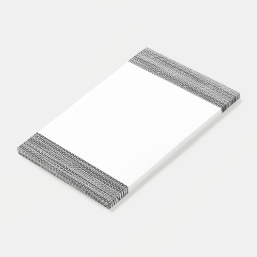 Modern Grey Fabric Post-it® Notes (Schuin)
