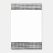 Modern Grey Fabric Post-it® Notes (Voorkant)