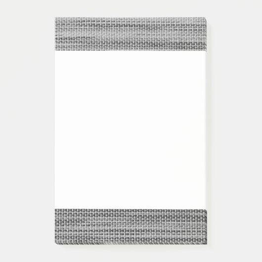 Modern Grey Fabric Post-it® Notes (Voorkant)