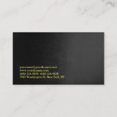 Modern Grey Real Estate Agent Professional Visitekaartje (Achterkant)