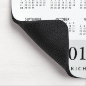 Modern Grey Stripe 2017 Calendar and Photo Muismat (Hoek)