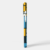 Modern Grid Abstraction – Mondriaan geïnspireerde Case-Mate iPhone Case (Achterkant / Links)