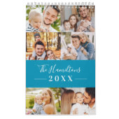 Modern Grid Collage Fotofamilie 2025 Kalender (Hoes)