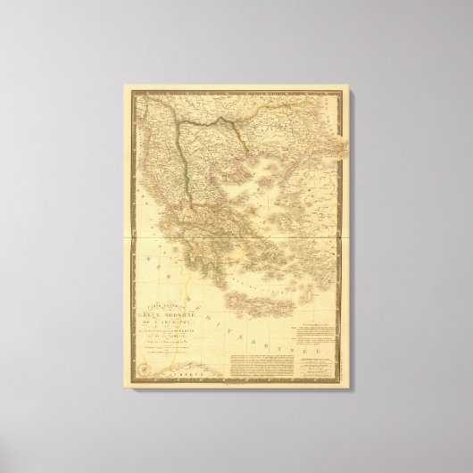 Modern Griekenland Canvas Afdruk (Voorkant)