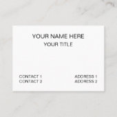 Modern grijs Abstract geometrisch patroon Visitekaartje (Achterkant)