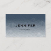Modern grijs Abstract interieur Visitekaartje (Voorkant)