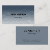 Modern grijs Abstract interieurontwerp. Visitekaartje (Voorkant / Achterkant)