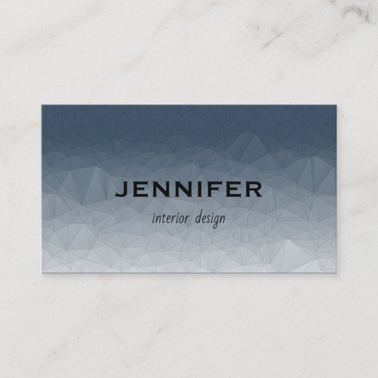Modern grijs Abstract interieurontwerp. Visitekaartje (Voorkant)