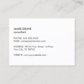 Modern grijs blauw circuit board computer reparati visitekaartje (Achterkant)